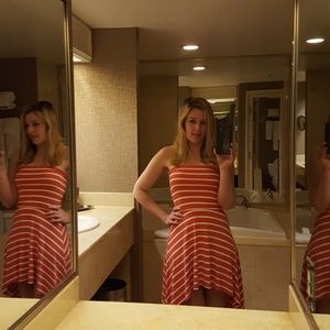 Venus salmon dress/skirt